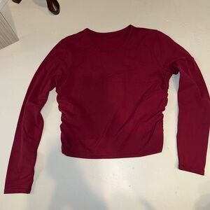 Lululemon Athletica All It Takes Nulu Long Sleeve Maroon